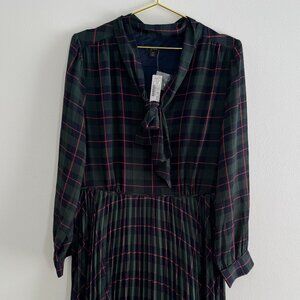 Plaid J.Crew Dress Size 14 NWT